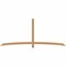 Ekena Millwork Bellingham Timber Gable Bracket, Western Red Cedar, 108"W x 45"H x 3 1/2"D x 3 1/2"F, 10/12 Pitch GBW108X45X0404BEL00SWR - alternate 1